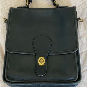 Vintage Black Coach Bag